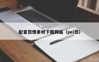 配音怨恨素材下载网站（pei怨）
